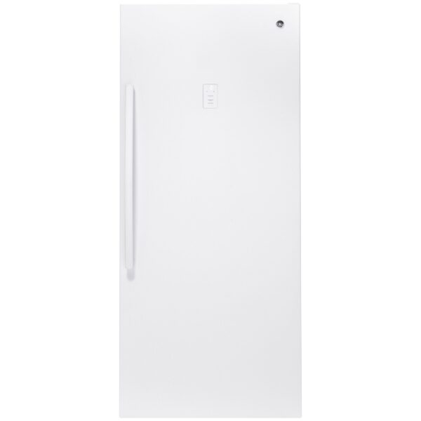 GE 21.3 cu. ft. Garage Ready Upright Freezer with Glass Shelves