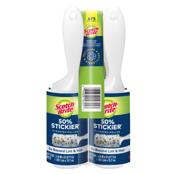 Scotch-Brite Lint Roller, 95-count, 5-pack