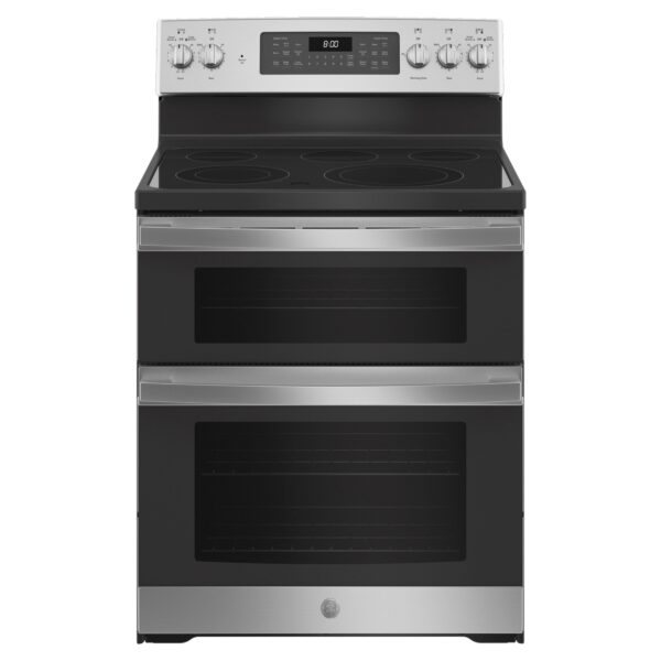 GE 30 Inch. 6.6 cu. ft. Free-Standing ELECTRIC Double Oven Convection Range with Fast Preheat