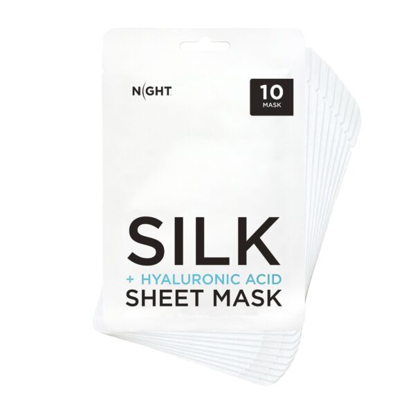 Discover NIGHT Hydrating Silk Hyaluronic Acid Sheet Mask 10-pack