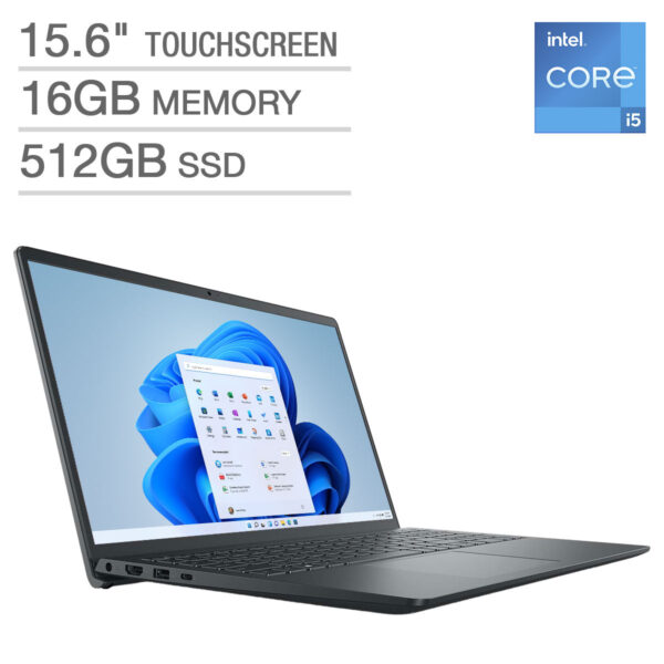 Dell Inspiron 15.6" Touchscreen Laptop - 13th Gen Intel Core i5-1335U - 1080p - Windows 11, Black