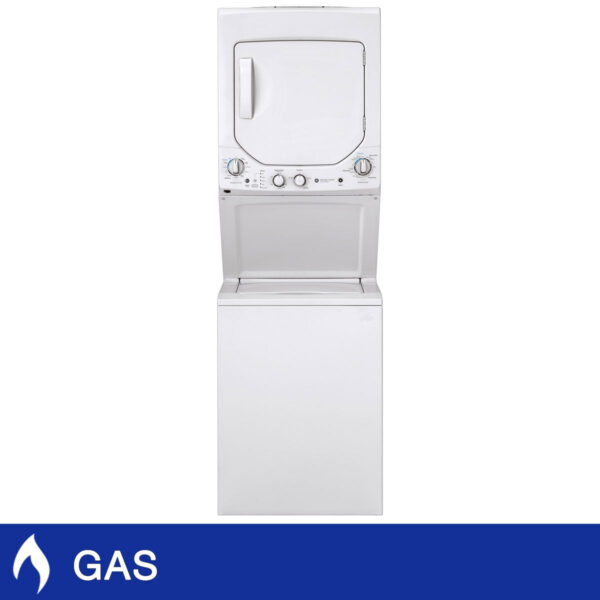 GE Unitized Spacemaker 2.3 cu. ft. Washer and 4.4 cu. ft. GAS Dryer