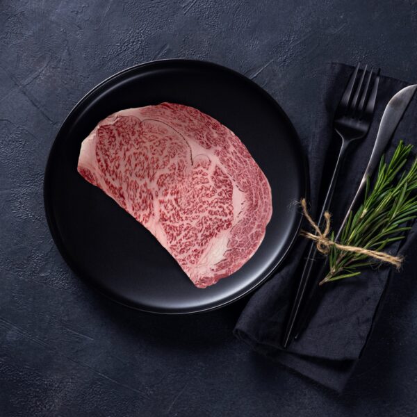 Japanese A5 Wagyu Ribeye Steaks, (3/16 Oz. Steaks), 3 Total Packs, 3 Lbs. Total
