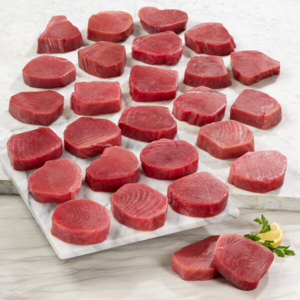 Ahi Tuna Individual Vacuum Packed Portion (26-27/6 Oz. Per Portion), 26-27 Total Packs, 10 Lbs. Total Case
