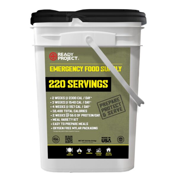 Ready Project 14D 2000 Emergency Food Supply (220 Total Servings)