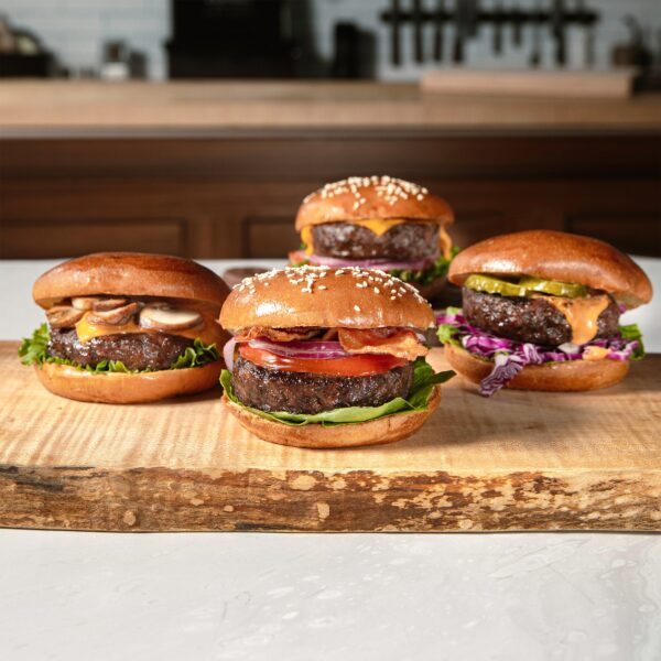 Rastelli’s ABF Burger Variety Pack (Wagyu, Angus, Short-Rib, Dry-Aged), 42 Total Burgers , 15 Lbs. Total