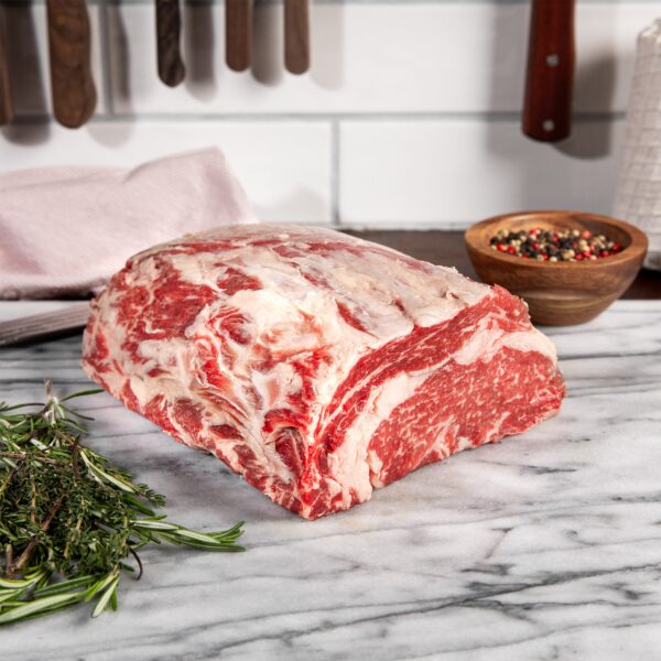 Portoro Australian Primal ABF Beef Ribeye (MB4+) - 1 Pack Total, Minimum 5.7 Lbs.