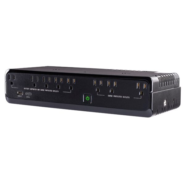 CyberPower 900VA/450W Simulated Sine Wave Slim UPS Battery Backup with Surge Protection