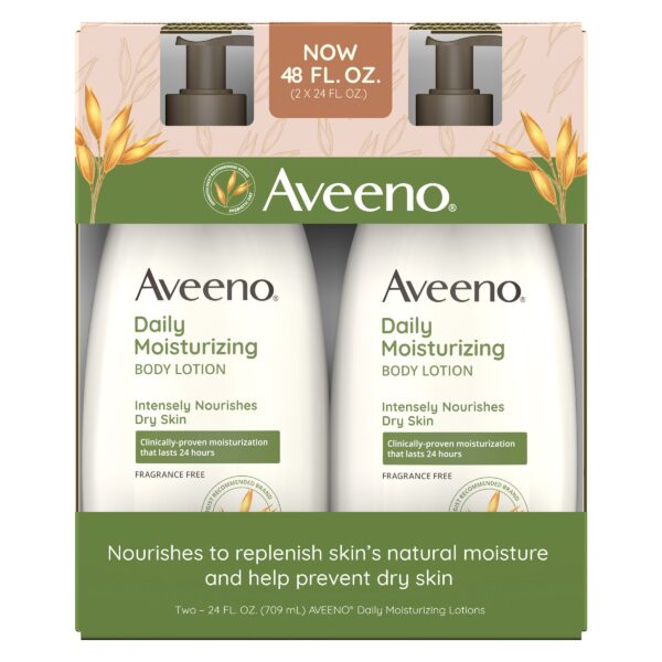 Aveeno Daily Moisture Lotion 24 fl oz, 2-pack