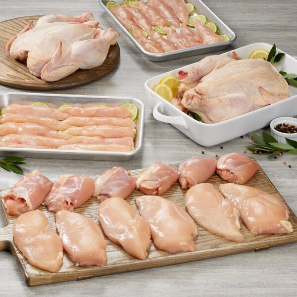 Boxed Halal Chicken Locker Pack, 8 Total Packs, 18 Lbs Total