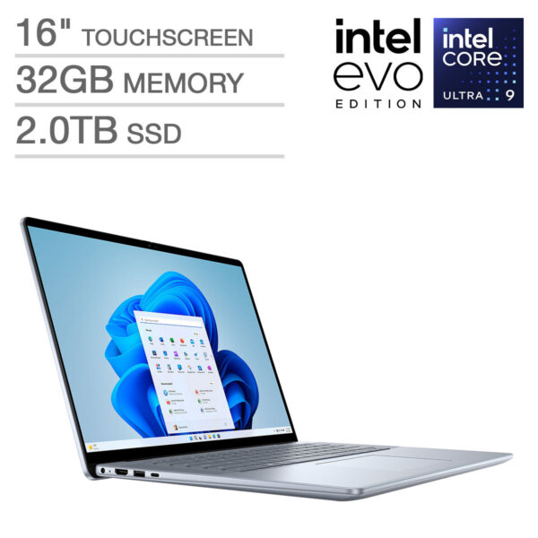 Dell Inspiron Plus 16" Touchscreen Laptop - Intel Core Ultra 9 185H - 1920 x 1200 - Windows 11 - 32GB RAM - 2TB SSD