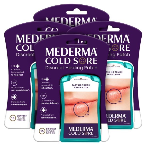 Mederma Cold Sore Healing Patch 12 Hour Protection, 60 Patches
