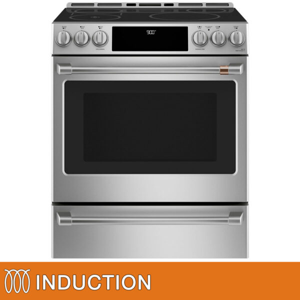 Café 5.7 Cu. Ft. Smart ELECTRIC Slide-In, Front-Control, Induction and Convection Range with In-Oven Camera