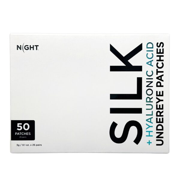 Night Silk + Hyaluronic Acid Under Eye Patches, 50-pack