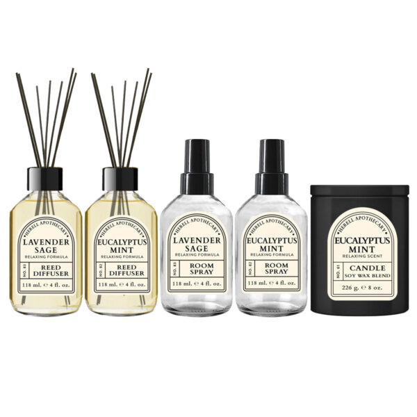 Herell Apothecary, 2 Diffusers, 2 Room Sprays, 1 Candle