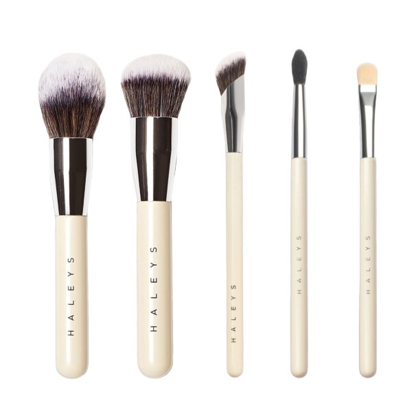 HALEYS Beauty Makeup Brush Set, 5-piece