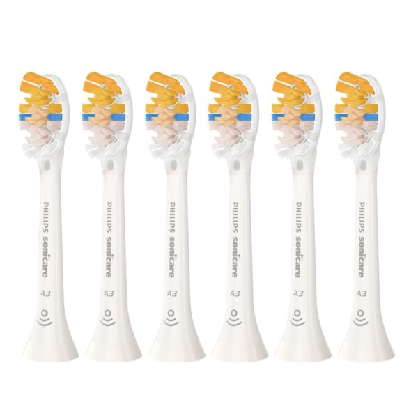 Philips Sonicare A3 All-in-One Brush Head, 6-count