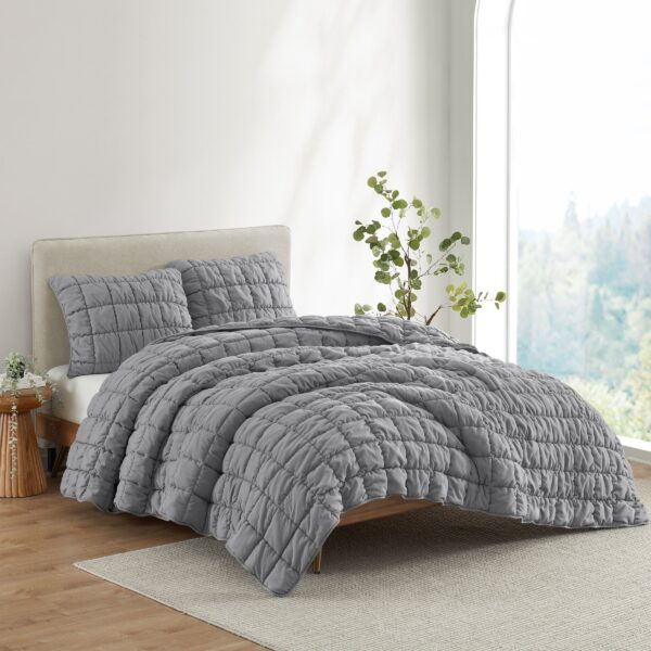 Laurel 3-piece Puff Comforter Set
