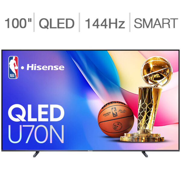 Hisense 100" Class - U7 Series - 4K UHD QLED LCD TV - Allstate 3-Year Protection Plan Bundle Included for 5 Years of Total Coverage*
