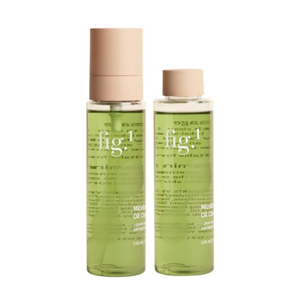 Fig.1 Beauty Micellar Oil Cleanser Starter Kit + Refill, 6.8 fl oz