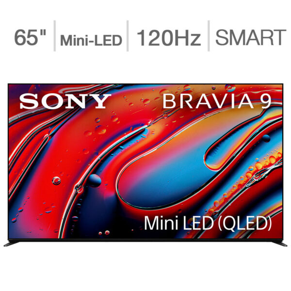 Sony 65" Class - BRAVIA 9 Series - 4K UHD QLED Mini-LED LCD TV - Allstate 3-Year Protection Plan Bundle Included for 5 Years of Total Coverage*