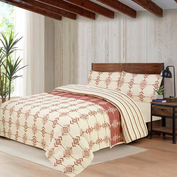 Heritage Threads 4-Piece Coverlet Set with Comforter