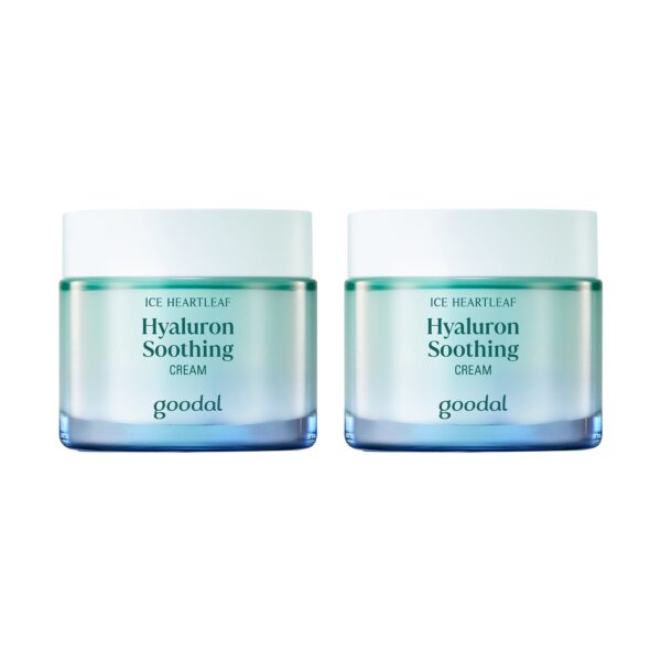 Goodal Heartleaf Hyaluron Soothing Cream, 2.53 fl oz, 2-pack