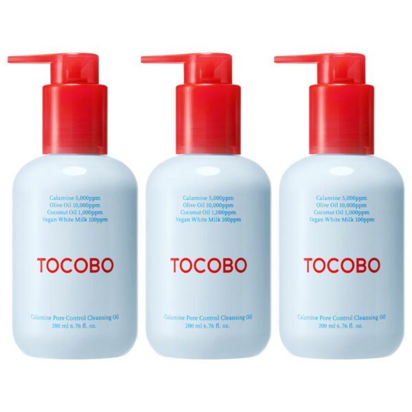 Tocobo Calamine Pore Control Cleansing Oil 6.76 fl oz, 3-pack