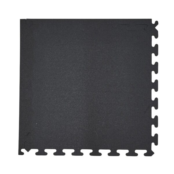 EZ Flex Interlocking Recycled Rubber Floor Tiles with Edges, 30.72 sq ft