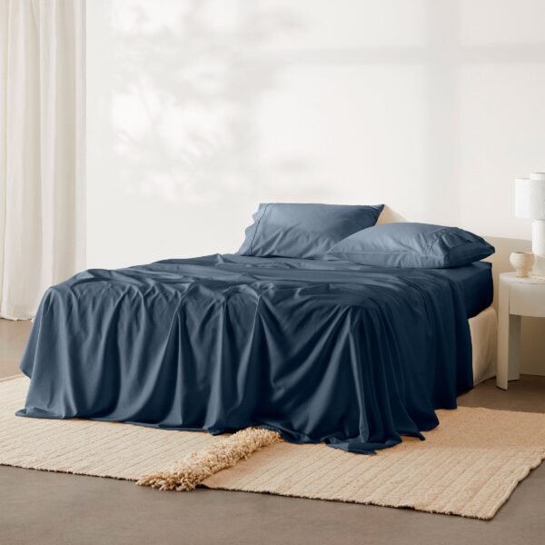 Ettitude CleanBamboo Hemp Linen+ 4-piece Sheet Set