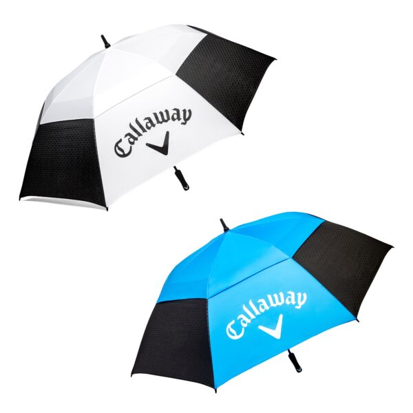 Callaway 62” Automatic Open Vented Golf Umbrella, 2-pack