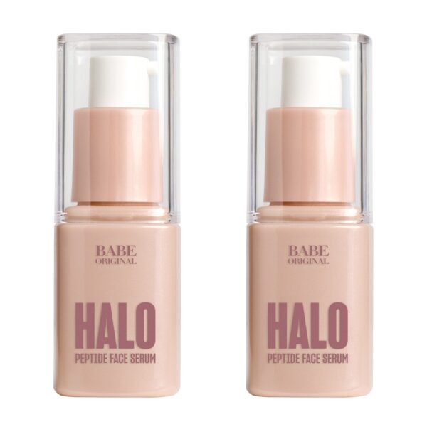 Babe Original Halo Peptide Face Serum, 1 fl oz, 2-pack