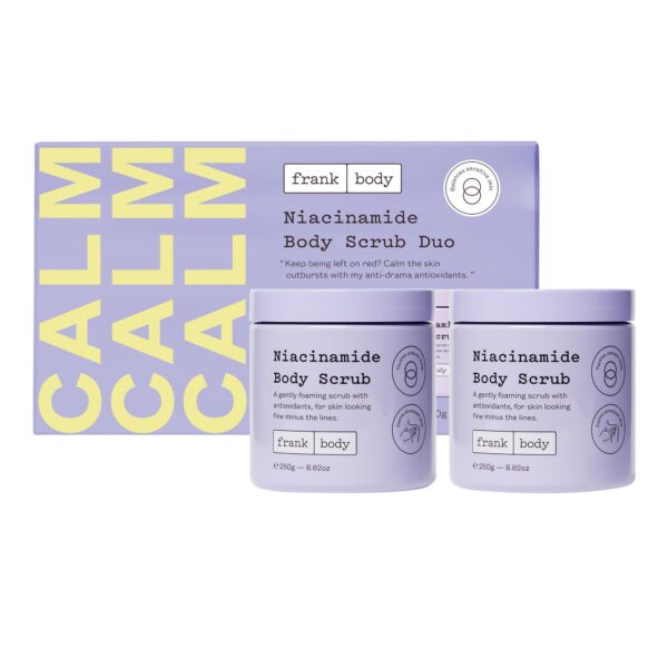 frank body Niacinamide Body Scrub, 8.82 fl pz, 2-pack