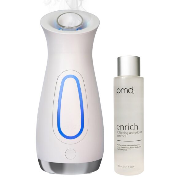 PMD SilkSteam Pro Spa-Grade Facial Steamer + Enrich Softening Antioxidant Essence