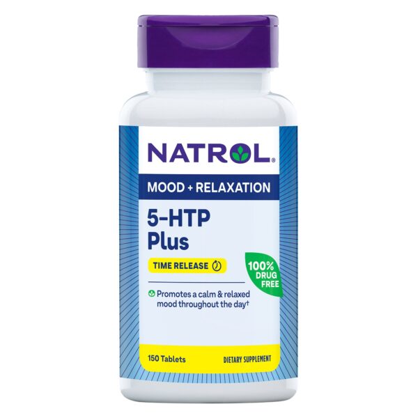 Natrol 5-HTP Plus Mood & Relaxation 100 mg., 150 Time Release Tablets