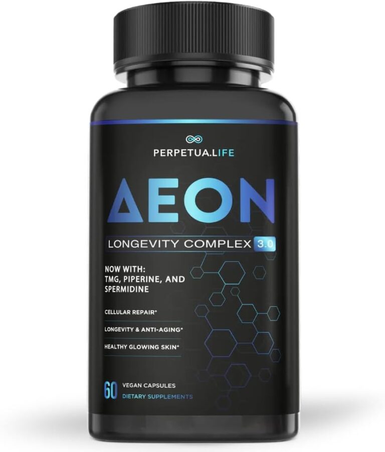 Anti Aging Supplement NAD Complex AEON with Nicotinamide, Fisetin, Quercetin, Resveratrol, Astragalus, Collagen, CoQ10, L-Theanine, EGCG