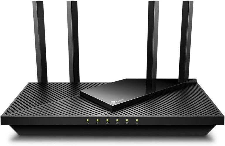 TP-Link AX1800 WiFi 6 Router V4 (Archer AX21) – Dual Band Wireless Internet, Gigabit, Easy Mesh, Works with Alexa - A Certified for Humans Device