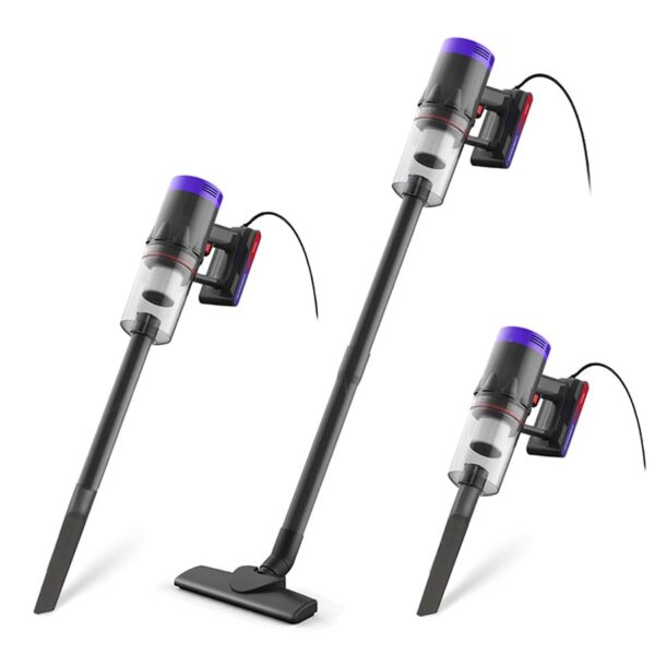 Corded Stick Vacuum Cleaner, 5-in-1 Ultralight Stick Vacuum Cleaner,18Kpa Powerful Suction Small Vacuum Cleaner with Filter Protection Steel Mesh, Switchable to Handheld Vacuum Cleaner