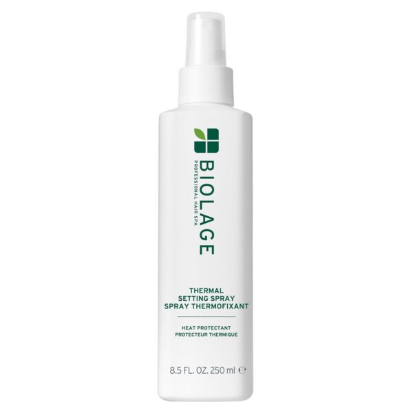 Biolage Thermal Setting Spray - Strengthens Hair, Guards Against Heat Styling, Hair Spray, Vegan, Paraben-Free, 8.4 Fl Oz, Packaging May Vary