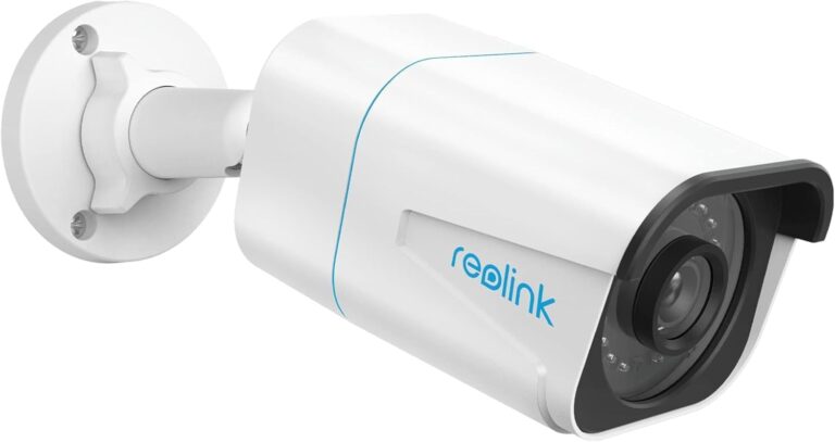REOLINK 4K/8MP Security PoE IP Camera, Human/Vehicle/Pet Detection, Time-Lapse, 100ft IR Night Vision, Work with Smart Home, Up to 256GB microSD Card, Surveillance Outdoor Indoor, RLC-810A