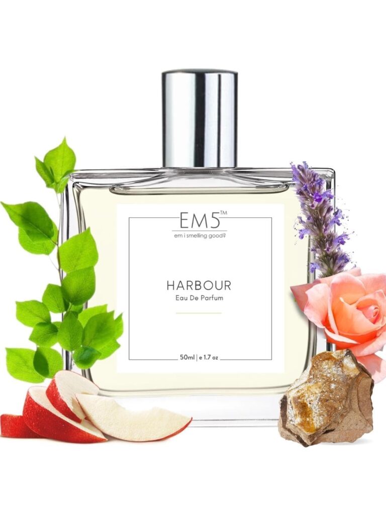 E.M.5 Harbour EDP Perfume for Men | Fruity Fresh Tropical Fragrance | Strong & Long Lasting Scented Spray | Luxury Gift for Men 50 ml.