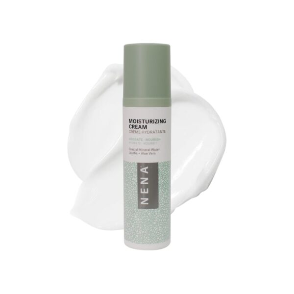 NENA Face Moisturizer Cream with Glacial Mineral | Restores Skin Elasticity and Firmness, Hydrates and Diminishes Lines and Wrinkles, Perfect Moisturizing