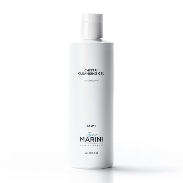 Jan Marini Skin Research C-ESTA Cleansing Gel - Daily Facial Cleanser with Vitamin C - Skincare Face Wash for Oily, Dry & Combo Skin - Gel Face Cleanser - 8 fl oz