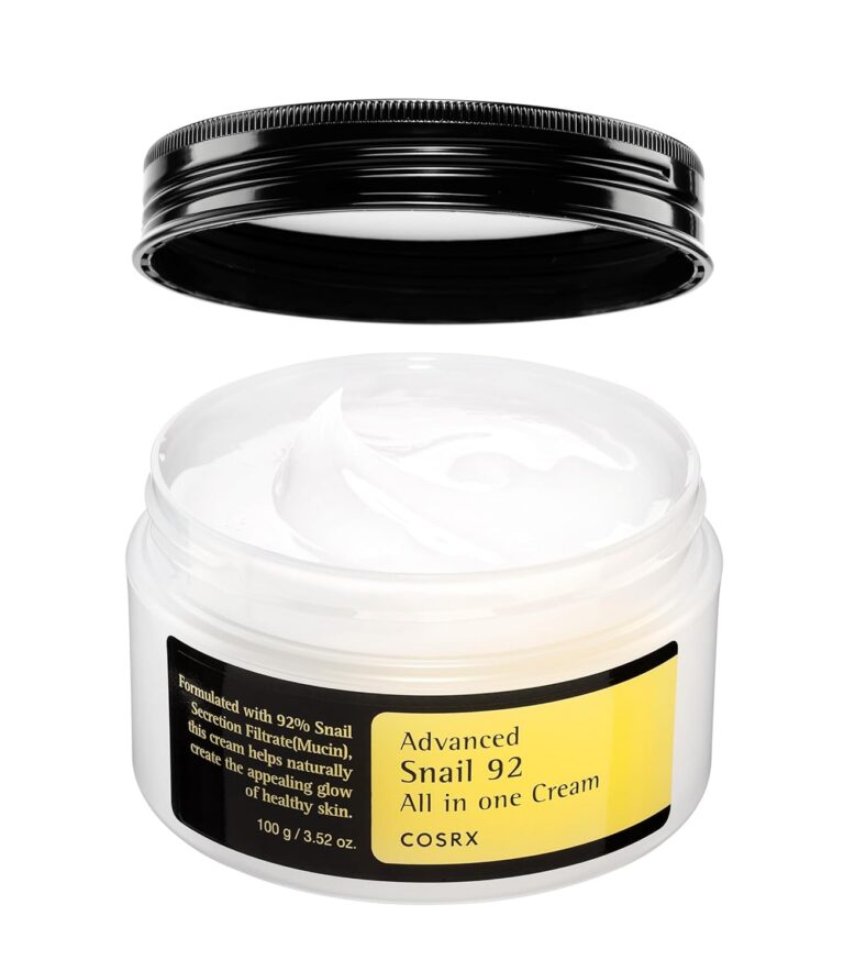 COSRX Snail Mucin 92% Face Moisturizer, 3.52 Oz, Mothers day gifts for mom, Lightweight Moisturing Cream for Soft, Glowy Skin, Korean Skin Care, Korean Moisturizer Face Cream