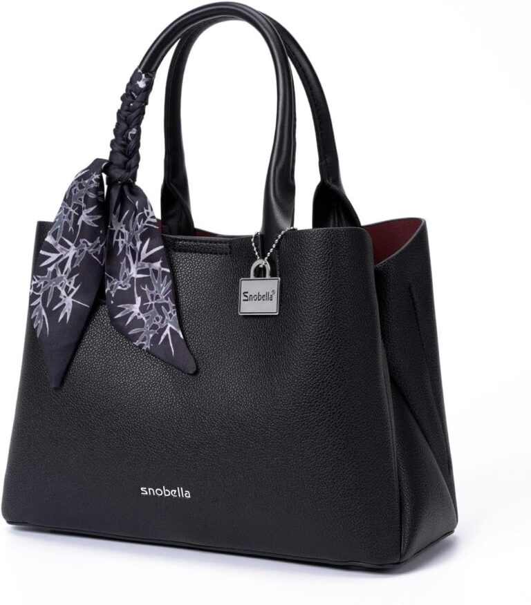Purses and Handbags for Women, Tote Shoulder Bag Satchel Black Purse and PU Leather Top Handle for ladies Crossbody bags