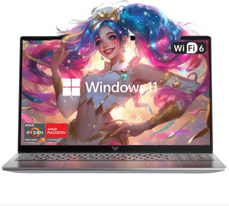ACEMAGIC Laptop AMD Ryzen 7 5825U(8C/16T), Radeon RX Vega 8 Graphics,15.6“FHD Display,16GB RAM 512GB NVMe SSD Laptop Computer with Numeric KB,Type_C (Full Function),WiFi 6, 54Wh Battery