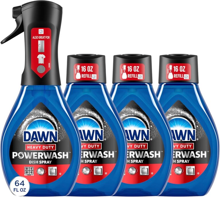 Dawn Powerwash Heavy Duty Dish Spray All-Purpose Cleaner and Degreaser, 64oz, 1 SK + 3 RF