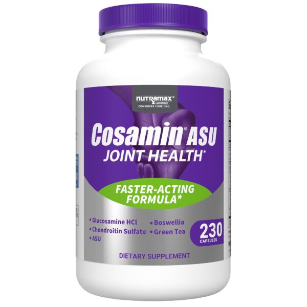 Cosamin ASU with Glucosamine & Chondroitin for Joint Health, 230 Capsules