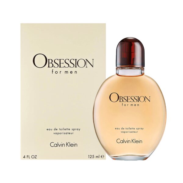 Calvin Klein Obsession Eau De Toilette For Men, 4 oz, Full size