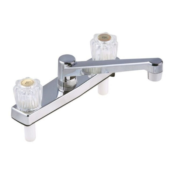 Home Plus Traditional Two Handle Chrome Kitchen Faucet